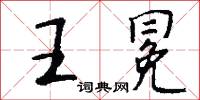 王冕怎么写好看