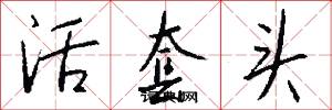 活套头怎么写好看