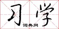 习学怎么写好看