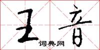 王音怎么写好看