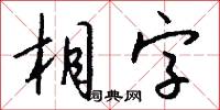 相字怎么写好看