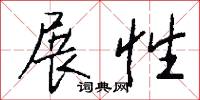 展性怎么写好看