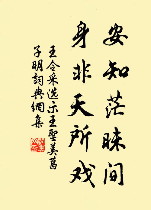 王令安知茫昧间，身非天所戏书法作品欣赏