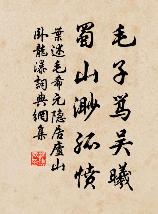 叶述毛子骂吴曦，蜀山渺孤愤书法作品欣赏