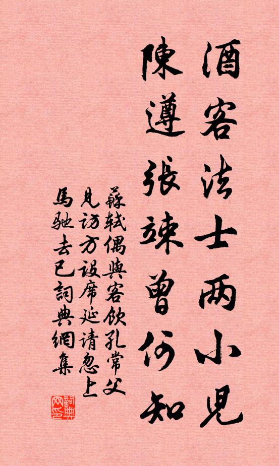 苏轼酒客法士两小儿，陈遵张竦曾何知书法作品欣赏
